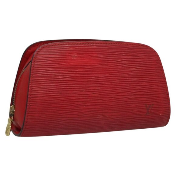 LOUIS VUITTON Epi Dauphine PM Pouch Castilian Red M48447 LV Auth th5819 - Picture 1 of 16